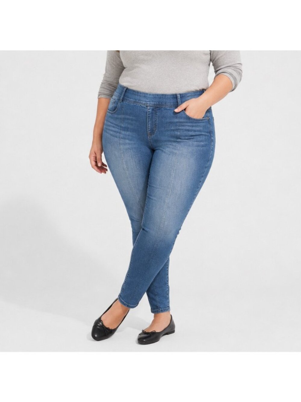 Torrid Lean Jean Women’s Plus 4R 4X 26 Super Soft Pull On Stretch Jegging Denim